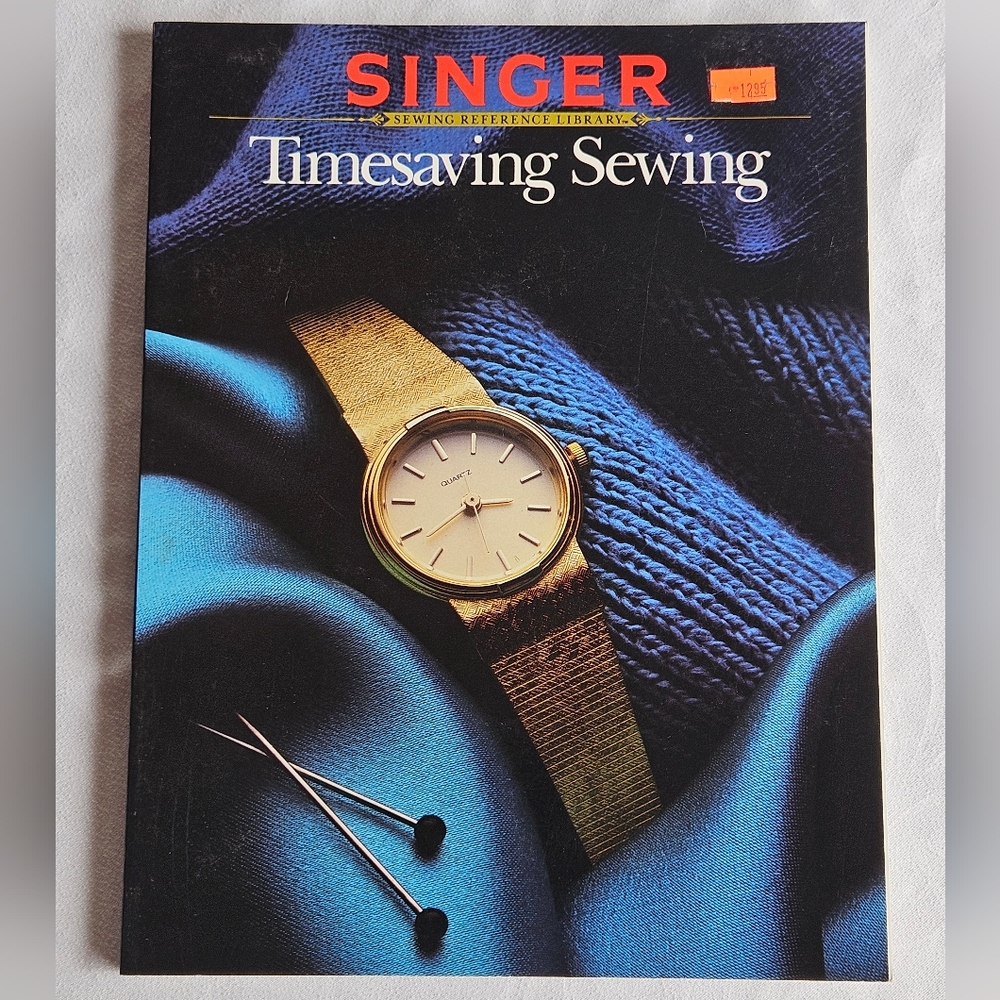 Timesaving Sewing Singer Sewing Reference Library Vintage 1987 Paperback
